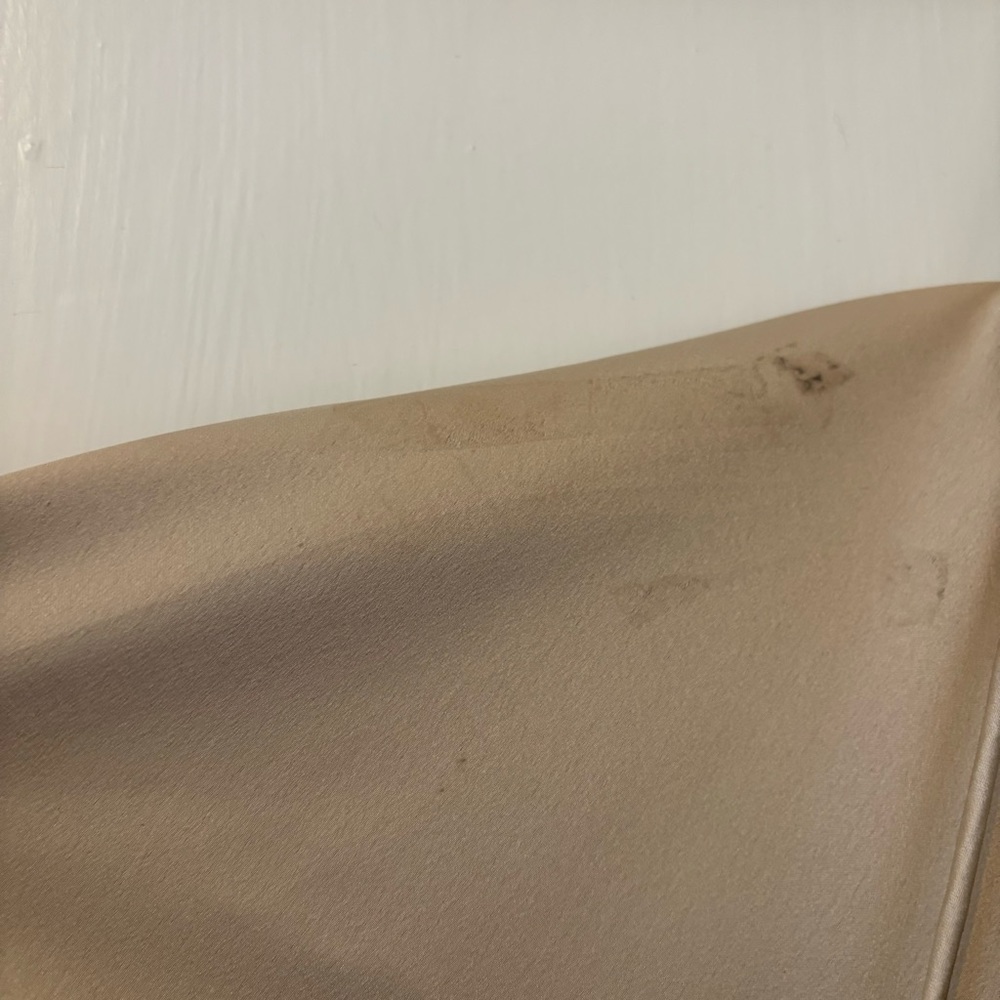Fame and Partners Strappy Draped Gown in Champagne size 8 - Picture 9 of 9